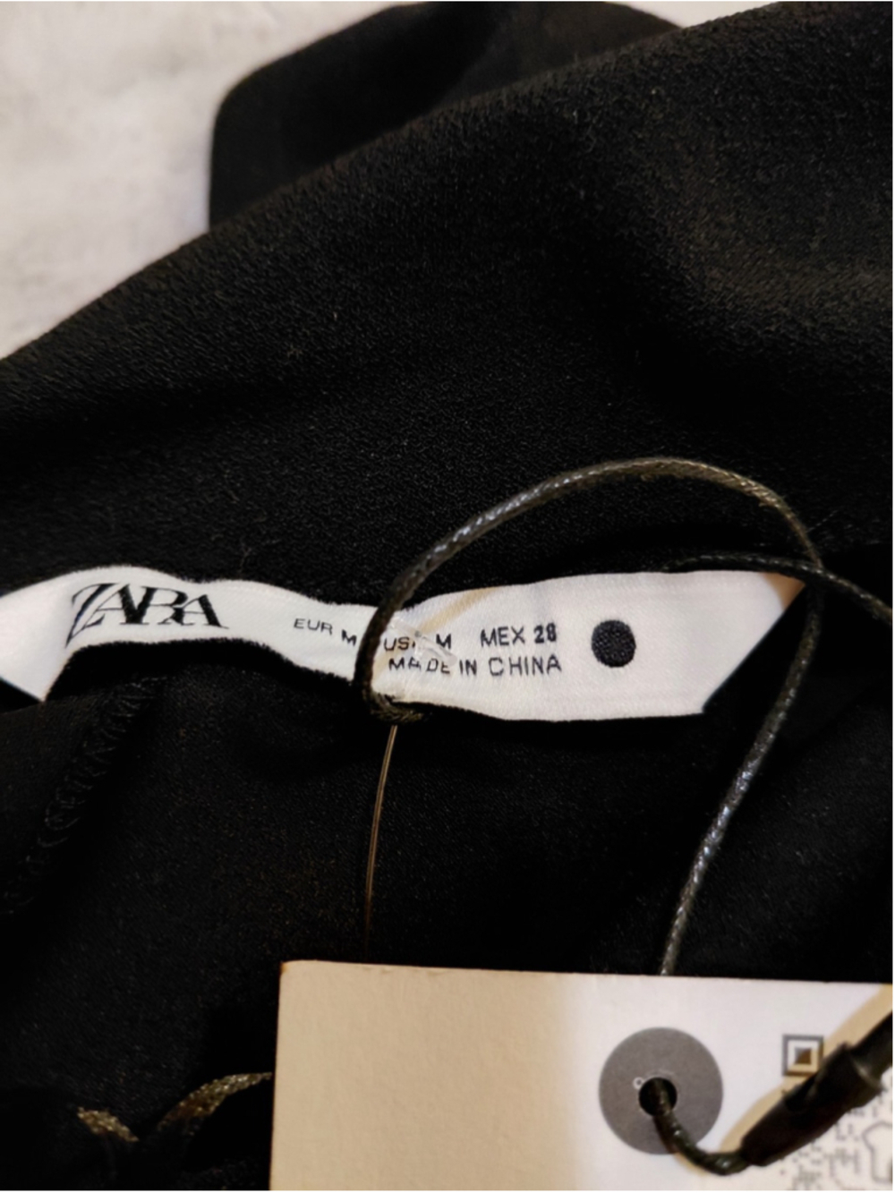 Zara Black High Neck Draped Classic Chic Sleeveless Ankle Maxi Dress Medium NWT - Picture 6 of 8